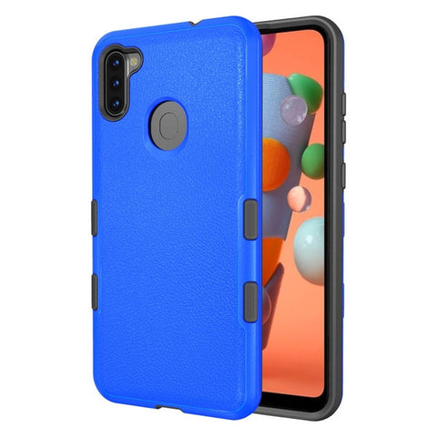 MB - Premium Protector Cover for Samsung Galaxy A11 - Blue/Black