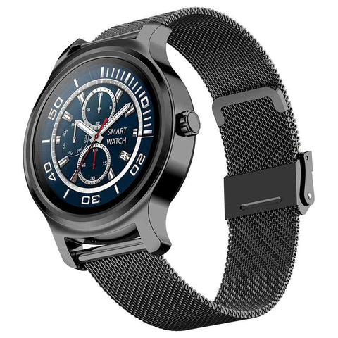 R2 Fashion Smart Watch - Black Steel Band