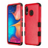 Samsung A20 - TUFF Hybrid Protector Case (Red)