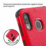 Samsung A20 - TUFF Hybrid Protector Case (Red)