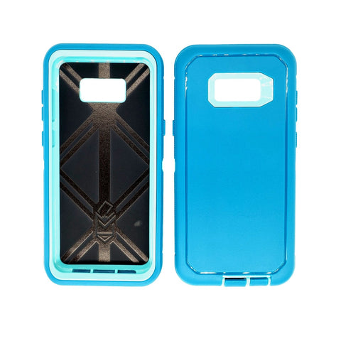 Samsung Galaxy S8 - Heavy Duty Rugged Case - Teal/Blue