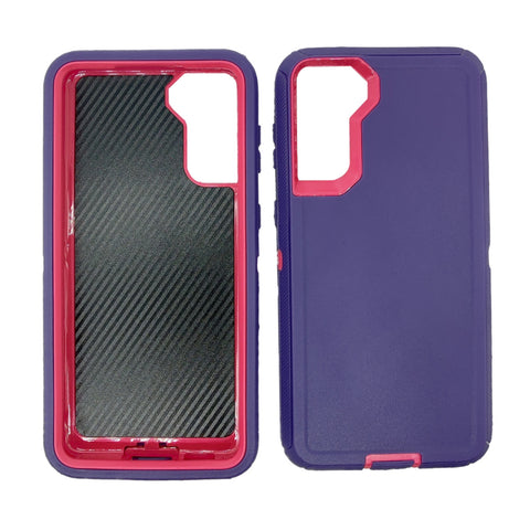 Samsung Galaxy S21 Plus - Heavy Duty Rugged Case - Purple/Pink