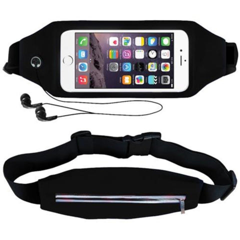 Universal Fitness Belt - Phone Holder - Black