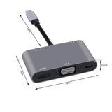 Type-C 5 in 1 Adapter w/VGA (BYL-2002)