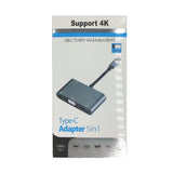 Type-C 5 in 1 Adapter w/VGA (BYL-2002)