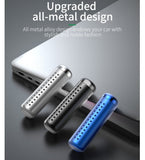 BS - Horizontal Chubby Car Air Freshener - Silver