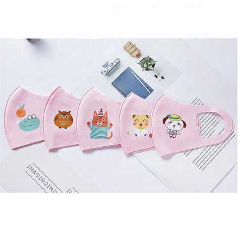 Children Anti-pollution Masks Reusable - Pink