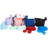 Xtreme Pod Skinz Case for Airpod (Set of 4) - Blue/Black