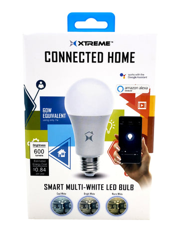 Xtreme Connected Home Smart LED Bulb - Multi-White