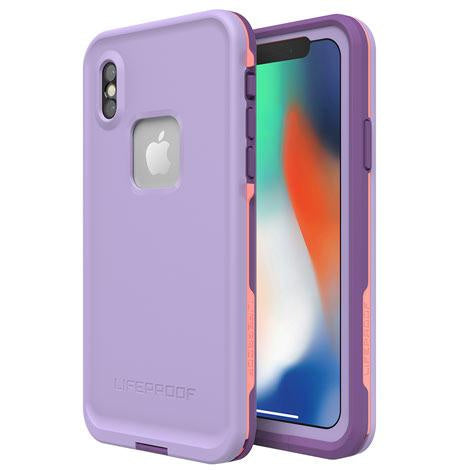 LP - Waterproof Case for iPhone X - Purple/Pink (Chakra)