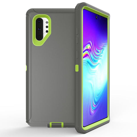 Samsung Galaxy Note 10 - Heavy Duty Rugged Case - Grey/Green