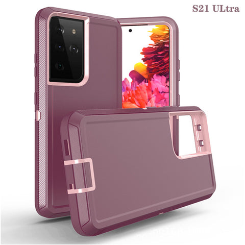 Samsung Galaxy S21 Ultra - Heavy Duty Rugged Case - Mauve