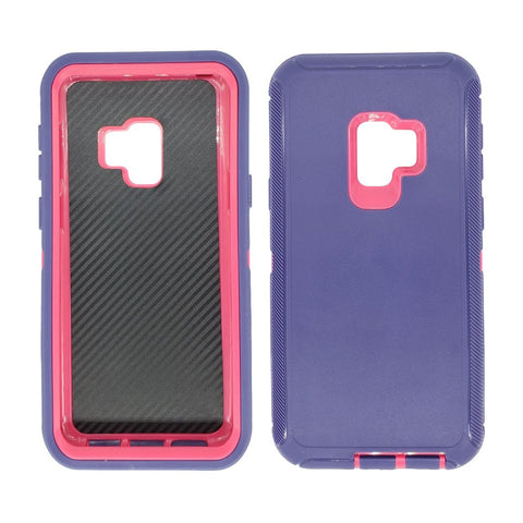 Samsung Galaxy S9 - Heavy Duty Rugged Case - Purple/Pink