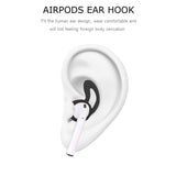 Silicone Earhooks for Apple Airpods and Earpods - Black