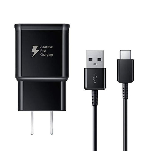 SM - 15W Fast Adaptive USB Type-C Home Charger - Black