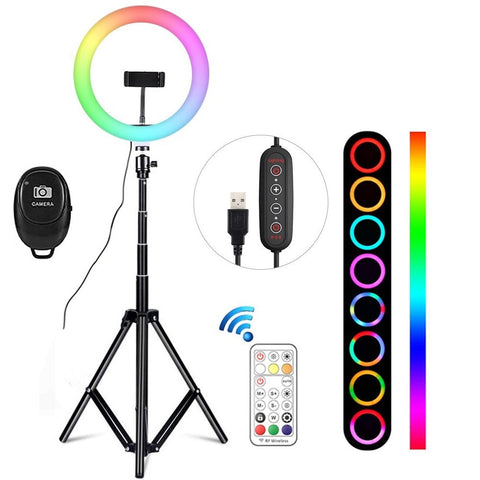 SL - Color Pro Studio w/ 10'' RGB Color LED Ring Light