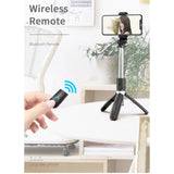 Wireless Selfie Stick w/ Tripod & Remote - White