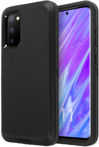 Samsung Galaxy S20 - Heavy Duty Rugged Case - Black