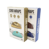 Gems Cord Wraps for Headphones & Cables - Gold/Celeste