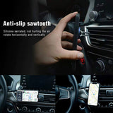 Multipurpose Phone Bracket Holder-360 Degree Rotation Metal Ring Grip-Silver