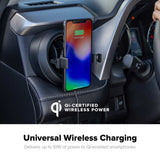 MP - Charge Stream Vent Mount 10W Wireless Charger