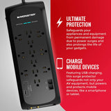 MS - 12-Outlet Power Strip with 2 USB & Type-C Ports