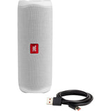 JL - Flip 5 Portable Bluetooth Speaker - White