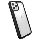 SP - Presidio V-Grip Case for iPhone 11 Pro Max - Clear/Black