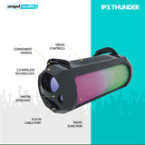 AMPD - IPX Thunder Bluetooth Speaker w/ LED & Water resistant
