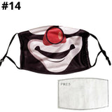 Halloween Adult Face Mask Washable W/ PM2.5 Filter - Design #3