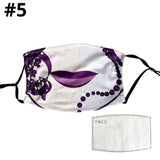 Halloween Adult Face Mask Washable W/ PM2.5 Filter - Design #6