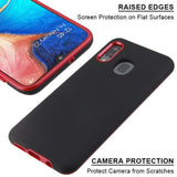 MB - Fuse Hybrid Case for Samsung A20 - Black/Red