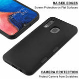 MB - Tuff Dual Layer Case for Samsung A20 - Black
