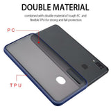 MB - Frost Hybrid Case for Samsung A20 - Black/Red