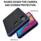 MB - Frost Hybrid Case for Samsung A20 - Black/Red