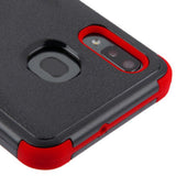 MB - TUFF Hybrid Protector Case for Samsung A20 - Black/Red