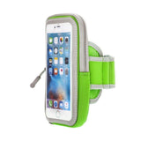 Sports Running Armband Case with a Pouch - Green