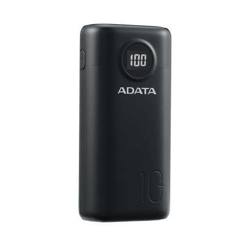 AD - 10,000mAh Power Bank w/ 3 Ports- Black