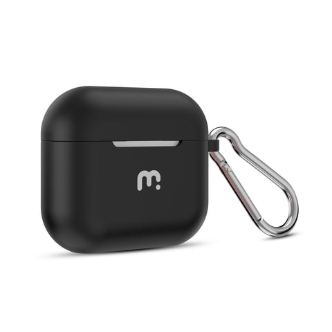 MB - Gummy Series Case w/ Strap for Airpods 3 - Black