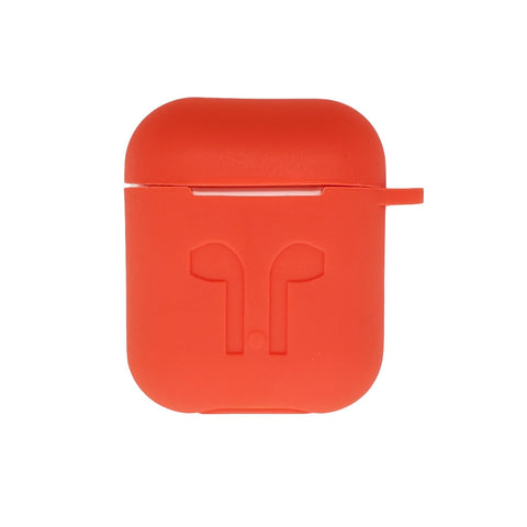 Soft Silicone Cover for Airpods - Red
