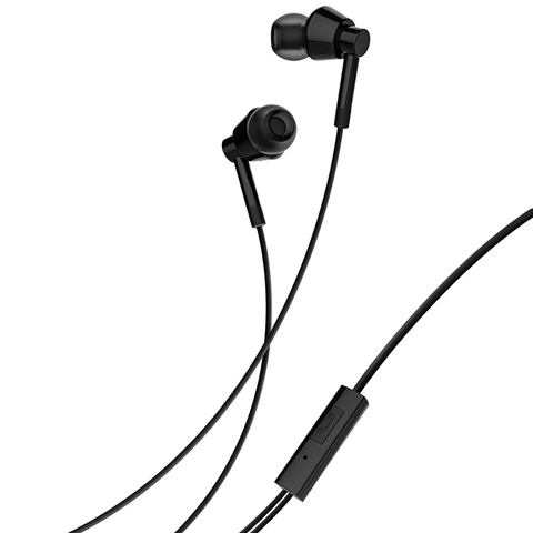 NK - 3.5mm Wired Buds In-Ear Earphones (WB-101) - Black