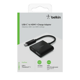 BK - USB-C to HDMI & Charge Adapter - Black