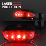 Laser Tail Light Red (7 Flashing Modes)
