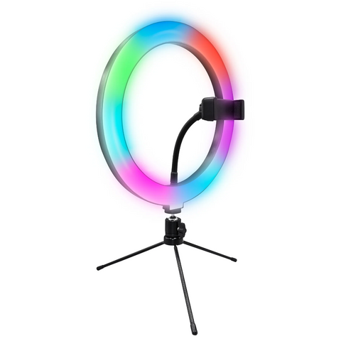 TCT - RGB 10'' Light Ring w/ Phone Clip & Tripod