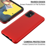MB - Fuse Hybrid Case for Samsung A51 - Red/Black