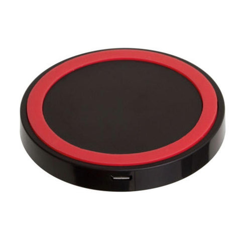 Mini Qi Wireless Charger Pad - Red