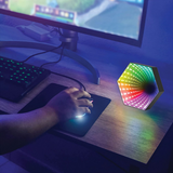 MS - Rechargeable Multicolor RGB+IC Sound Reactive Infinity Mirror Light