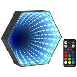 MS - Rechargeable Multicolor RGB+IC Sound Reactive Infinity Mirror Light