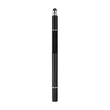 MB - 3 in 1 Stylus Pen w/ Disc Tip / Fiber Tip & Ballpoint Pen - Black