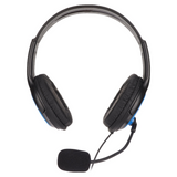 X4 Wired Gaming Headphones w/ Mic (3.5mm) - Black/Blue